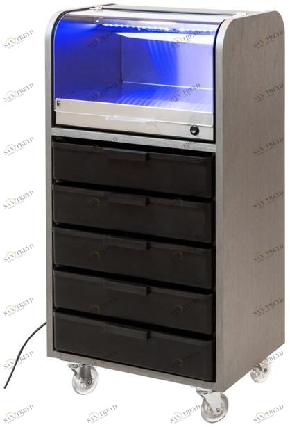 Maletti Тележка для парикмахерских с уф-лампой Uvc-scrigno sun-id-1422576