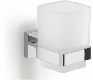 GEDY Настенный держатель зубных щеток из матового стекла Elba A010