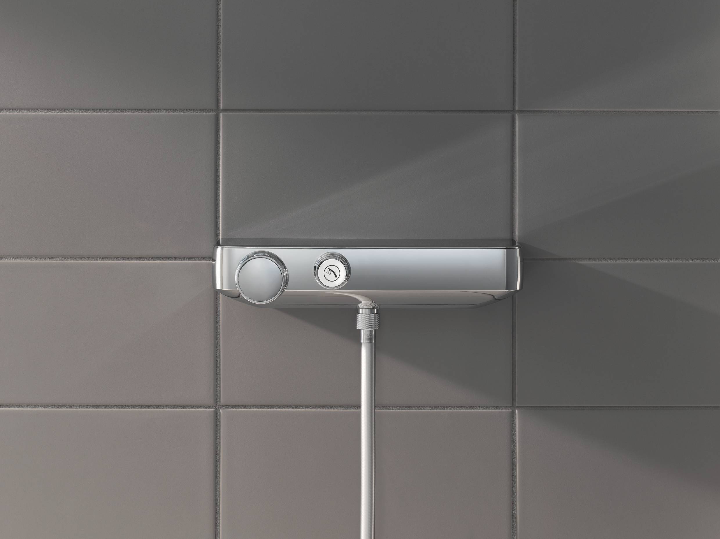 Термостатический смеситель для душа GROHE GRT SmartControl и душевой гарнитур Euphoria 110 Massage с душевой штангой 900 мм (34721000) - Вид №3