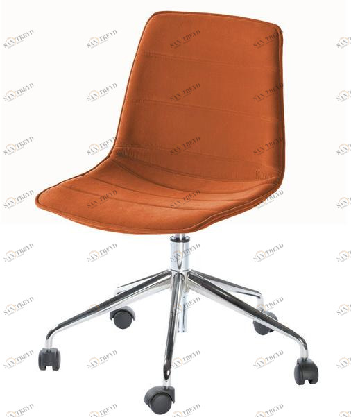 GABER Кожаное вращающееся кресло с 5 спицами и колесами Alhambra sun-id-1474770