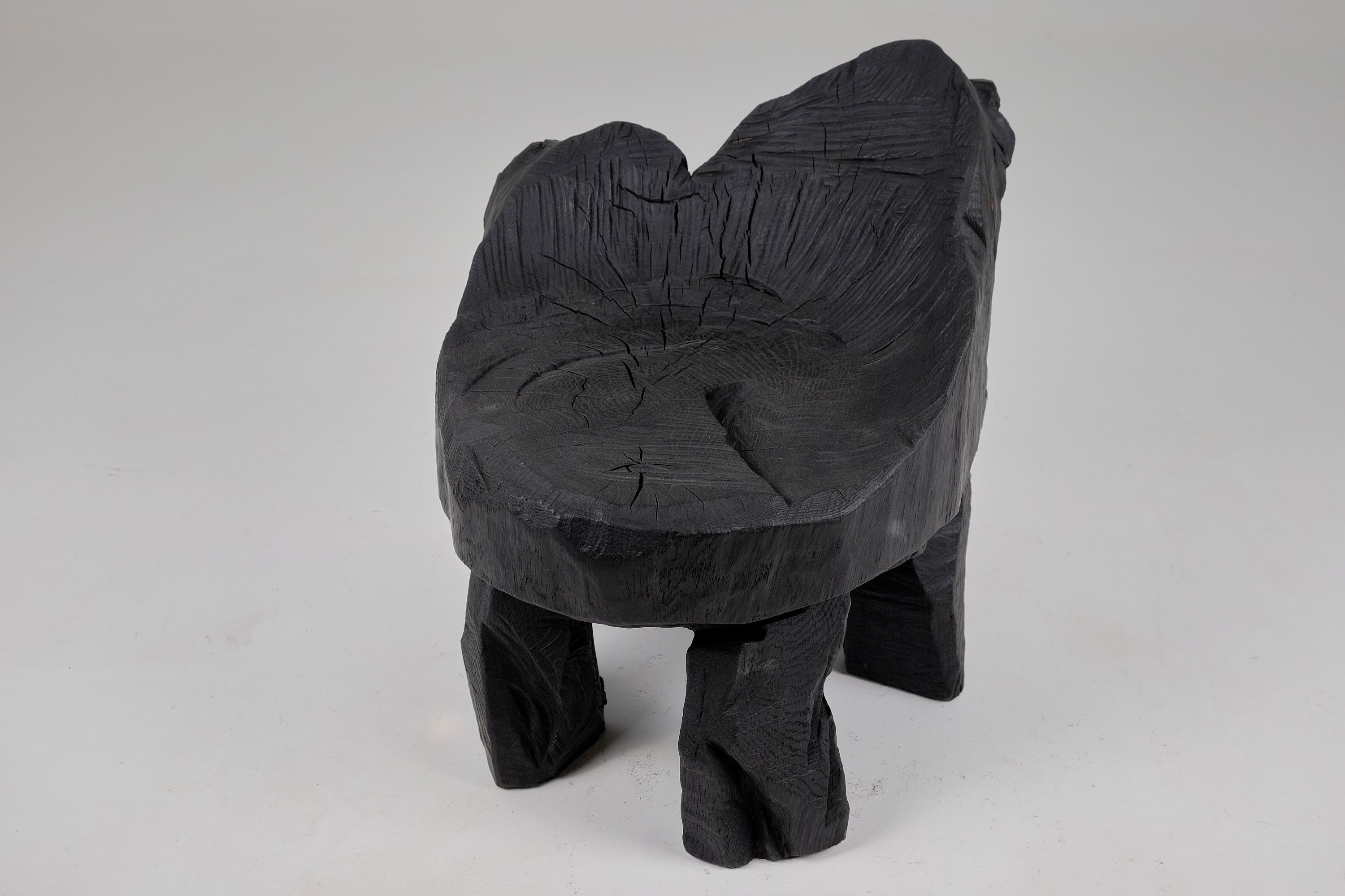 Низкий дубовый стул Logniture Jownik ARCH-00048410 - Вид №3