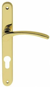 LINEA CALI' Латунная ручка в классическом стиле на пластине с накладкой Mare