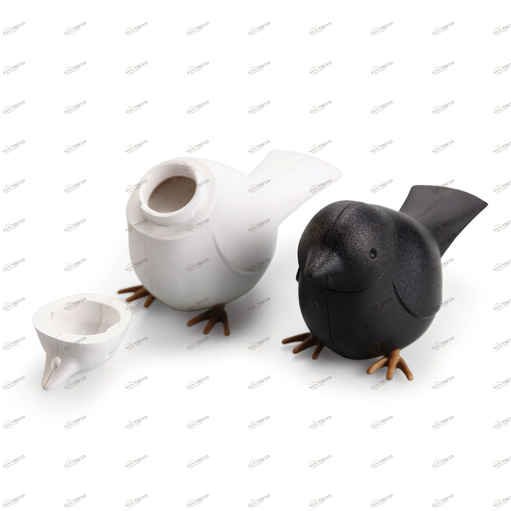 Набор для специй Sparrow чёрный-белый Qualy QL10232WHBK