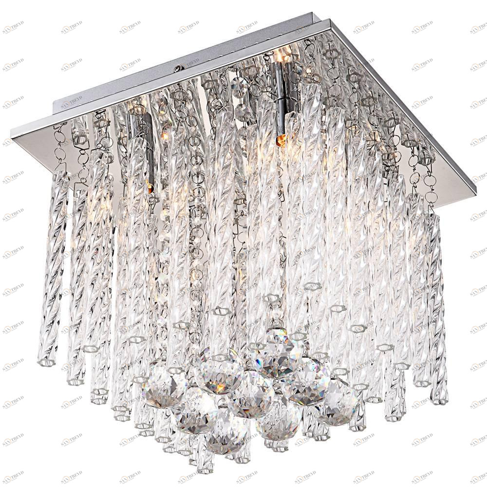 Потолочный светильник Globo Kimi 68249-4 GLOBO КАСКАДНЫЕ 102852 Прозрачный;хром Ceramica Globo 
