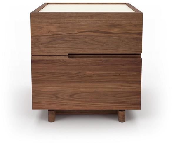 Huppé Прямоугольная тумбочка из орехового дерева с ящиками Nelson 8344l/r-8343l/r HUPPE - Вид №3