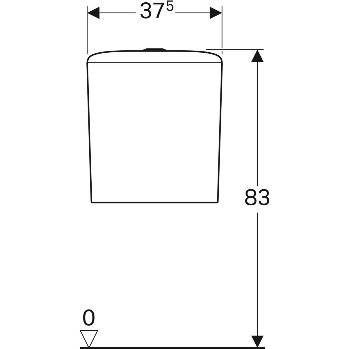 Внешняя вытяжная коробка в витрине Geberit ICON ARCH-00140052 - Вид №2