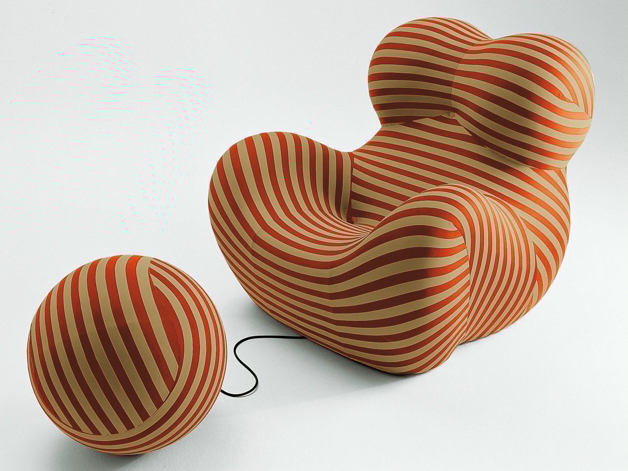 Тканевое кресло с подставкой для ног B&B Italia ARCH-00039311 - Вид №4