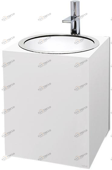 2608024 Подвесная раковина настенная овальная Vallvé Gloss белая