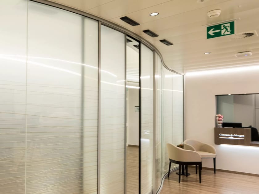 Изогнутая раздвижная дверь ASSA ABLOY Entrance Systems автоматические раздвижные двери ARCH-00056357