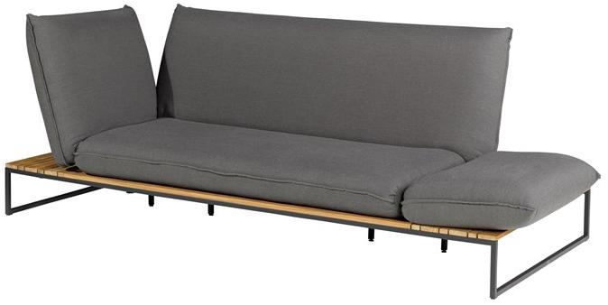 FISCHER MÖBEL 3-местный садовый диван с откидной спинкой из ткани Flora sun-id-1494537 - Вид №9