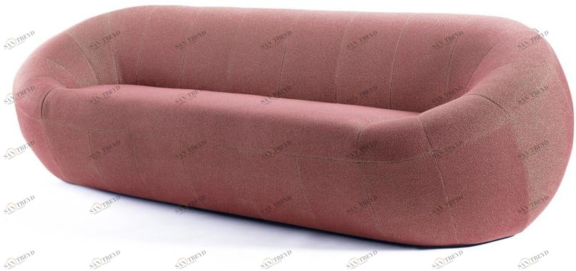 Deadgood 3-х местный тканевый диван Capsule C3