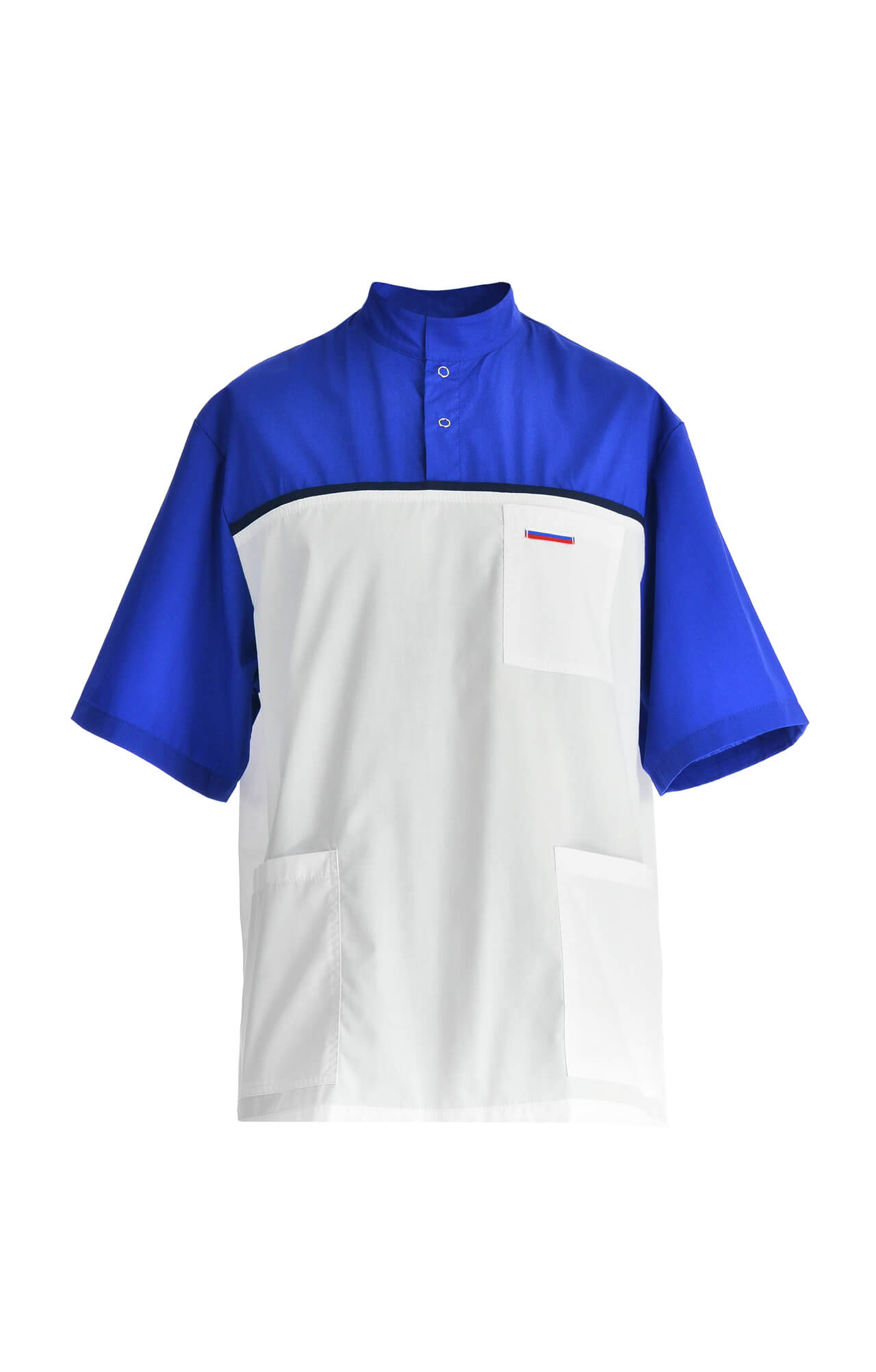 61945 Костюм "Лидер" белый василек  Медицинская одежда  размер 48-50/182-188 Спецодежда  - Вид №4