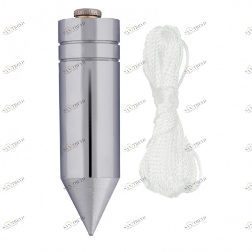 Отвес цилиндрический 250 гр шнур 5 метр Matrix 12639