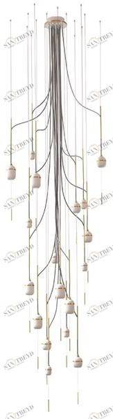 Люстра из фарфора Fleur de kaolin Santreyd sun-id-1458125