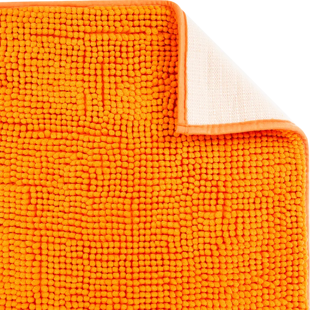 Коврик для ванной Swensa Merci 45х70 см цвет оранжевый STLM-2205626 - Вид №2