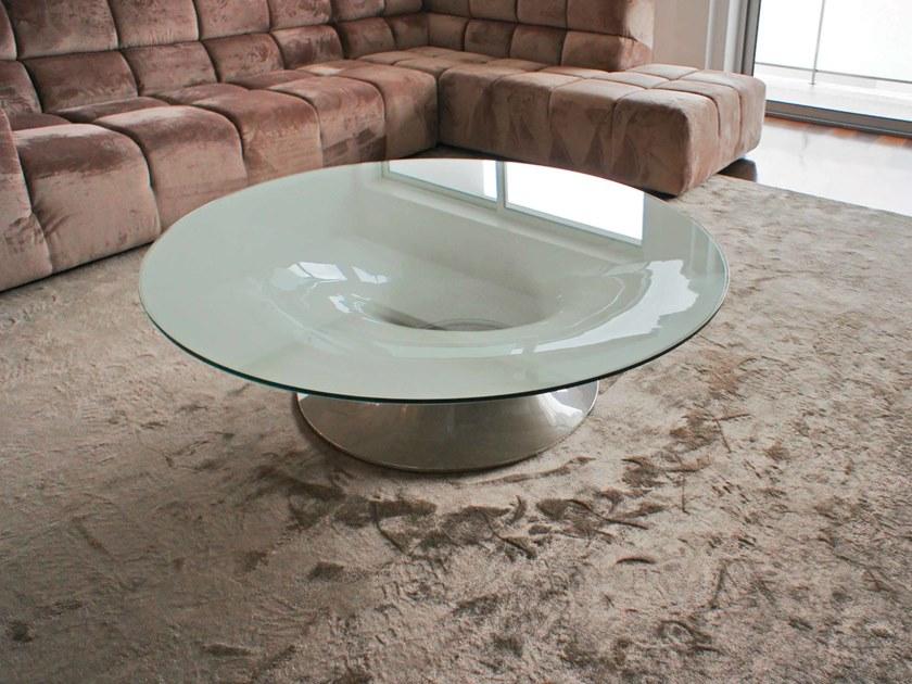 GANSK Круглый стеклянный журнальный столик Jazz G3100 - Вид №2