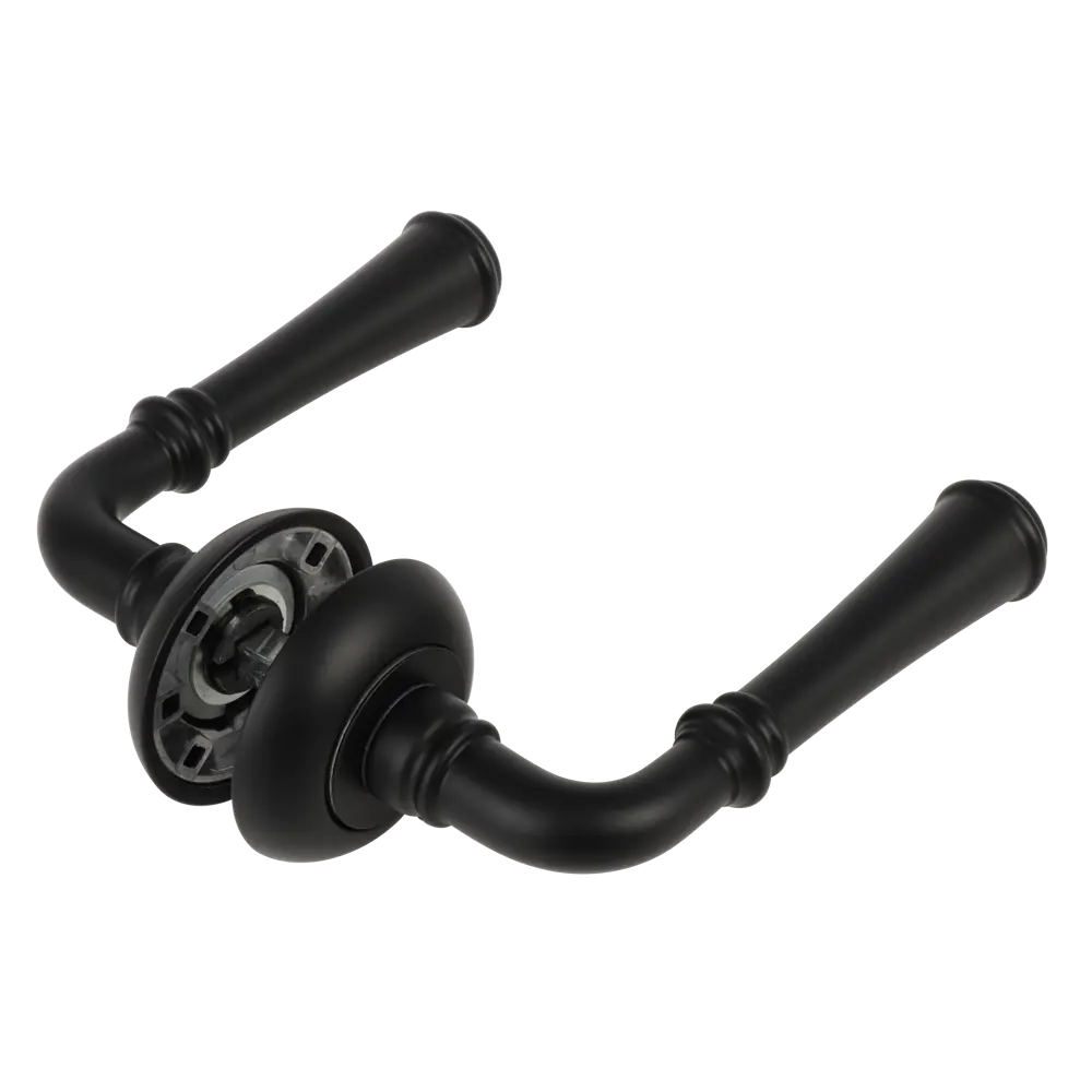 Дверные ручки Edson EDS-75B-R1 в черном исполнении 85170360 STLM-0059378