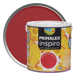 Краска Primalex Inspiro 2.5 л динамический красный 81962694 STLM-2143099