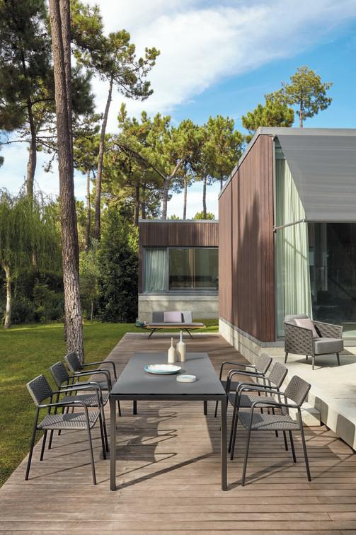 Стул лава веревка 11мм бронза Manutti Echo MNST585 - Вид №10