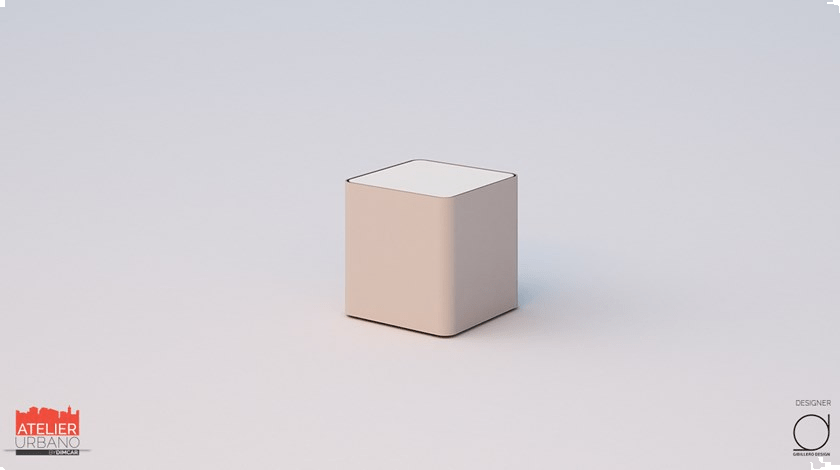 DIMCAR Сиденье для улицы из оцинкованной стали Cubik G462-bis - Вид №1