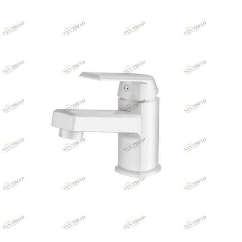 OneLife by Orange P02-021w однозахватный полимерный смеситель для раковины, цвет белый Графит sun-id-1517300