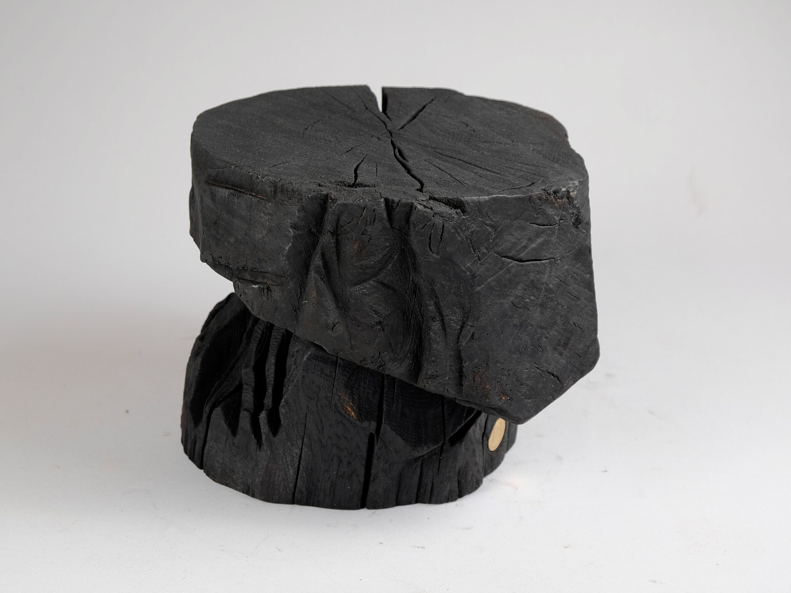 Круглый журнальный столик из дуба Logniture Jownik ARCH-00092842 - Вид №2