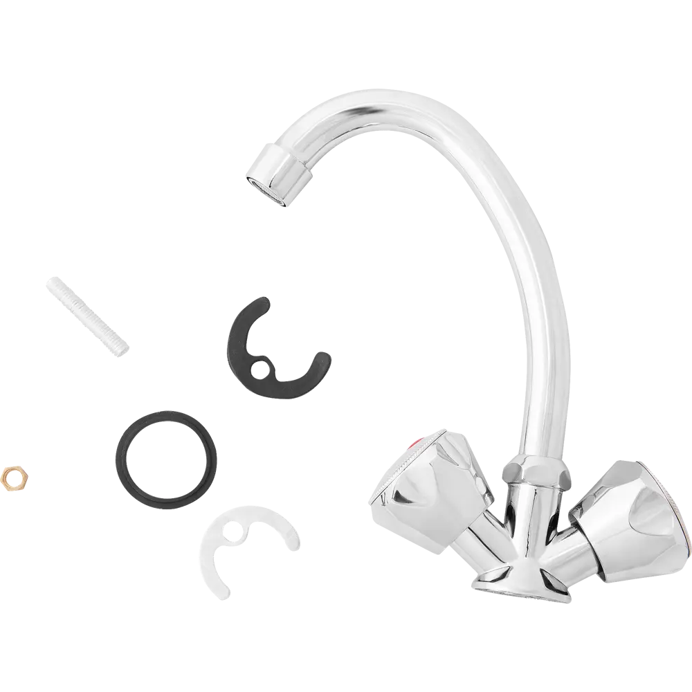 Смеситель для кухни Мария 19 см цвет хром Santreyd нет STLM-2117421 - Вид №2