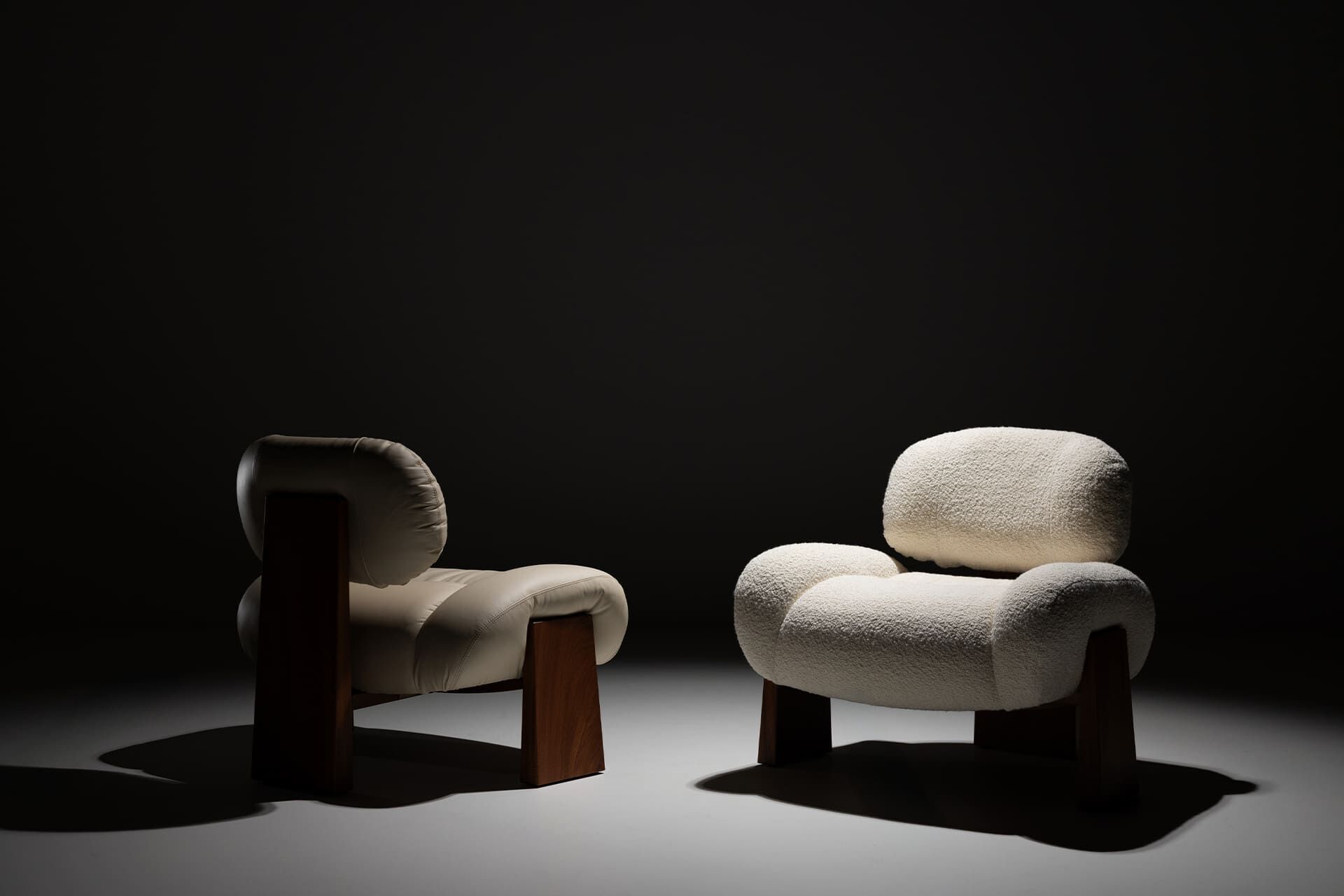 Кожаное кресло без подлокотников Greenapple SENSE ARCH-00013602 - Вид №7