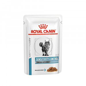 ПР0050017 Корм для кошек Vet Diet Sensitivity Control при пищевой аллергии цыплёнок, рис пауч 85г ROYAL CANIN