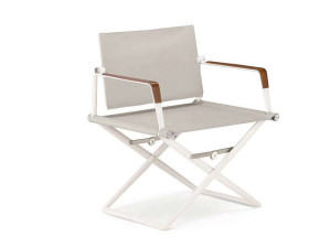 Алюминиевый складной стул для сада с порошковым покрытием и тканью