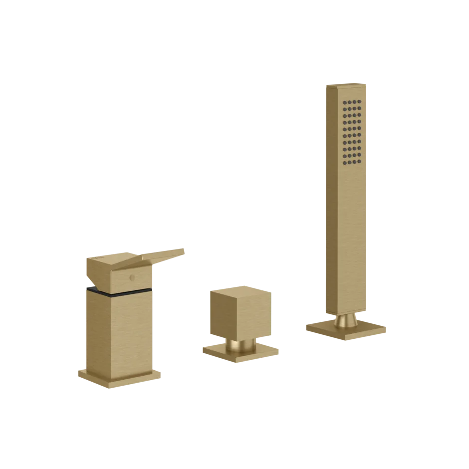 Смеситель для ванны 53043 726 Gessi Rettangolo k ТЕПЛАЯ БРОНЗА BR. PVD 53043726