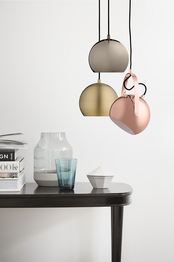 111518405001 Лампа подвесная ball, 16хD18 см, матовая античная латунь Frandsen  - Вид №3