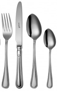 SOLA_WIN Набор столовых приборов на 6 персон /ложка , вилка, нож, чайная ложка/ 24 предмета, сталь 18.10 (подарочная коробка) SOLA