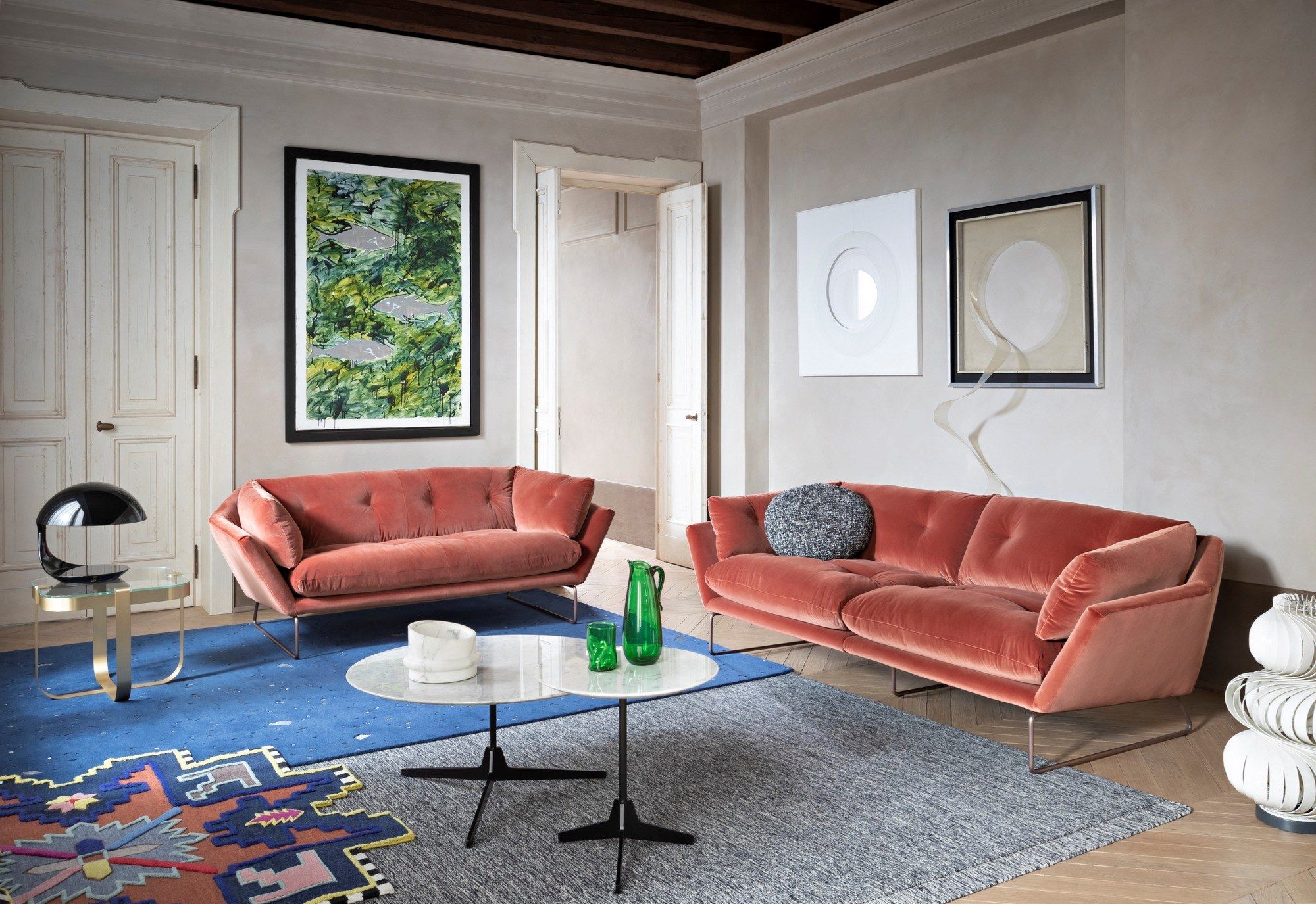 3-местный тканевый диван Saba Italia Нью-Йорк ARCH-00069662 - Вид №5