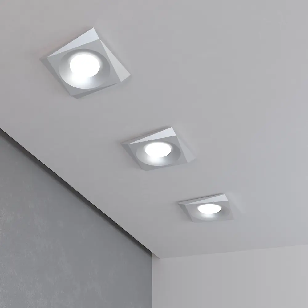 Светильник точечный встраиваемый Elektrostandard 119 MR16 под лампу GU10 под отверстие 70 мм 2 м² цвет серебро STLM-2167036 - Вид №6