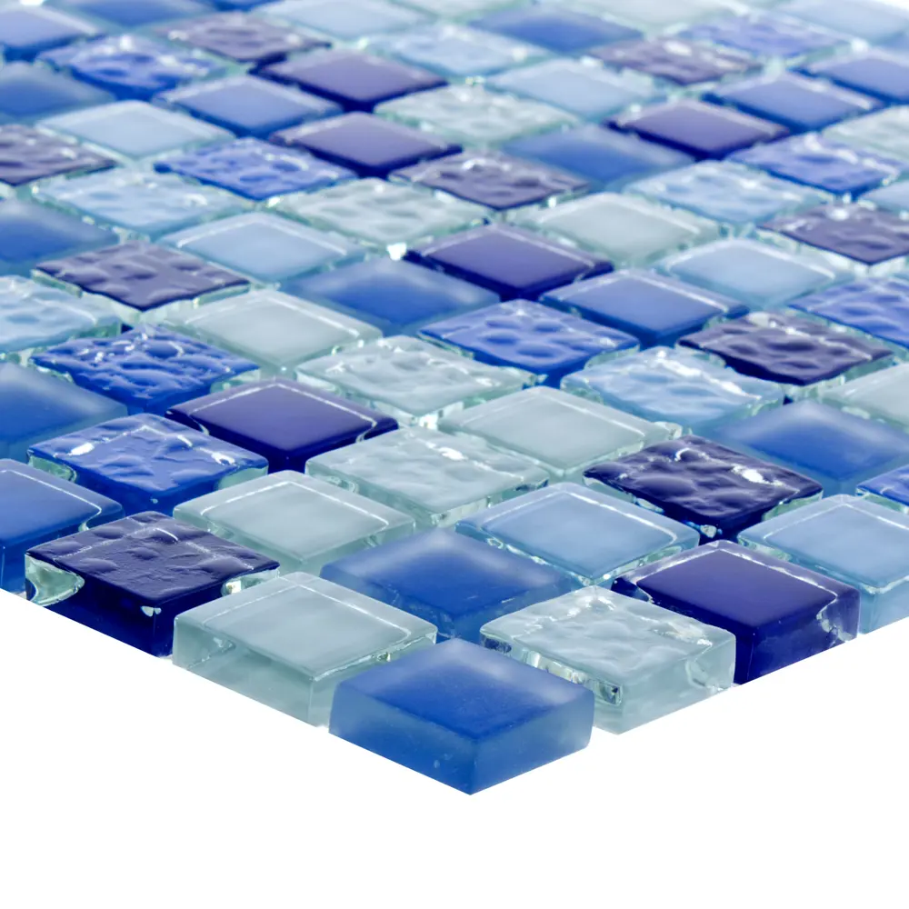 Мозаика Seed Decorative Materialco, LTD микс, 30х30 см , стекло, цвет голубой Santreyd STLM-2073201 - Вид №2