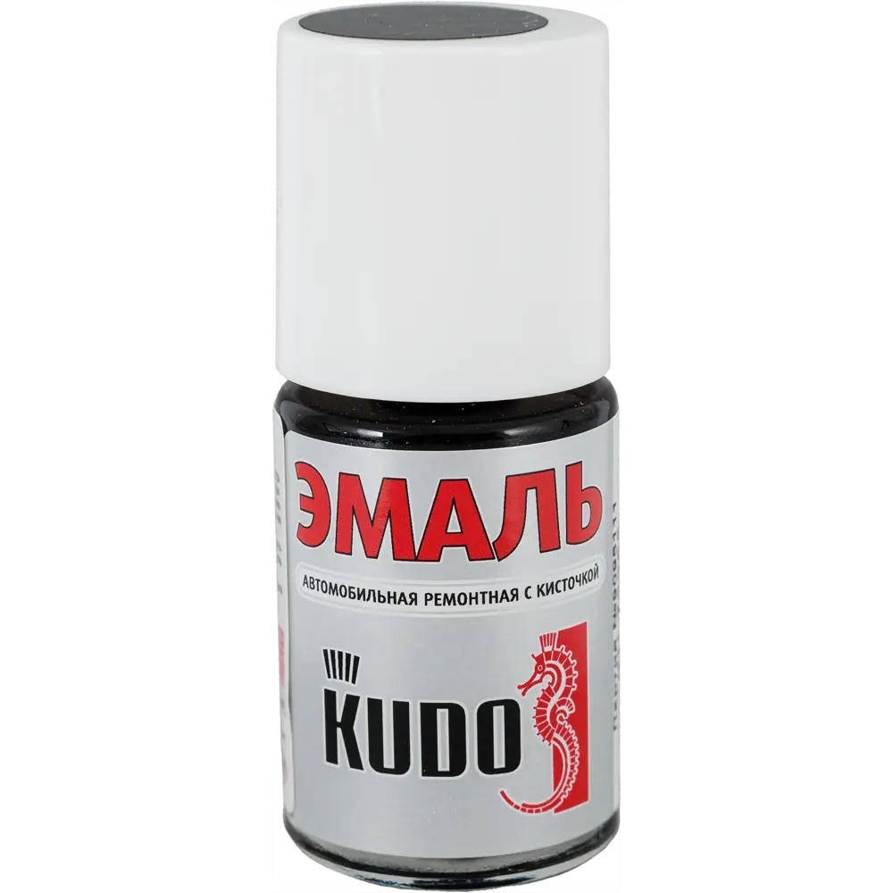 Эмаль автомобильная Kudo с кисточкой цвет чёрный 15Мл STLM-2076907