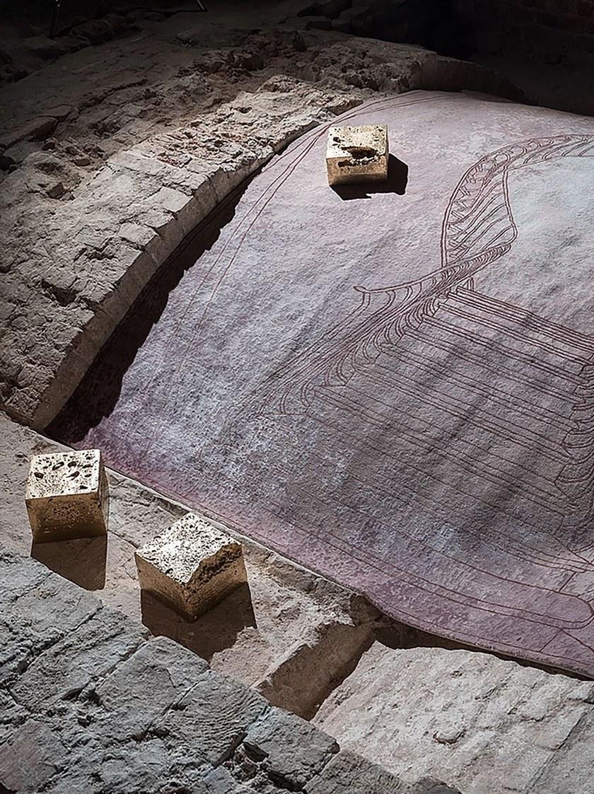 Tapis Rouge Прямоугольный коврик ручной работы La scala Tr1237 - Вид №1