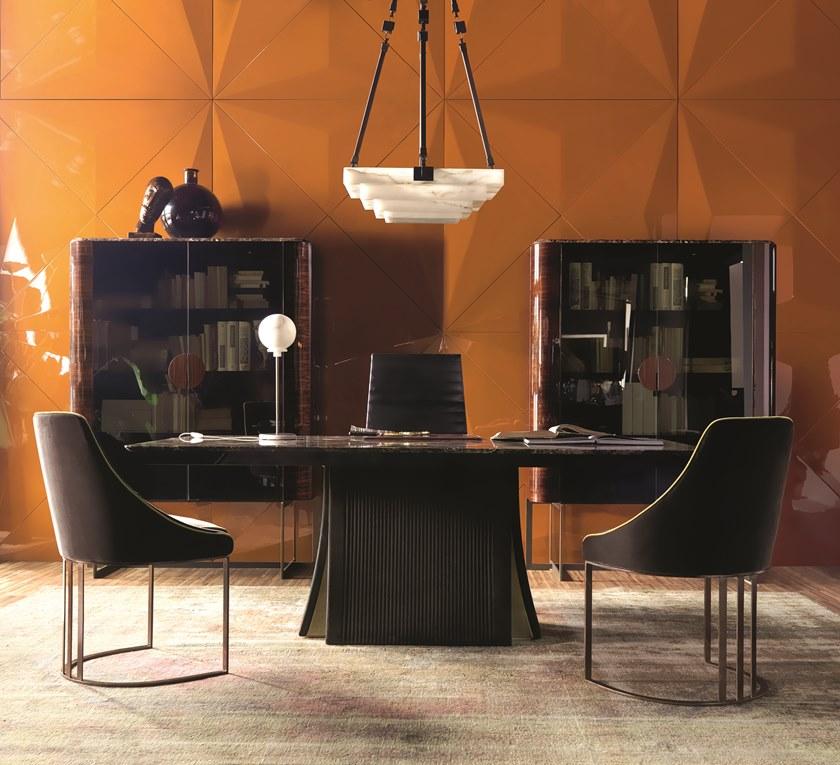 Grilli Деревянный стол с мраморной столешницей Richard 820301 - Вид №1