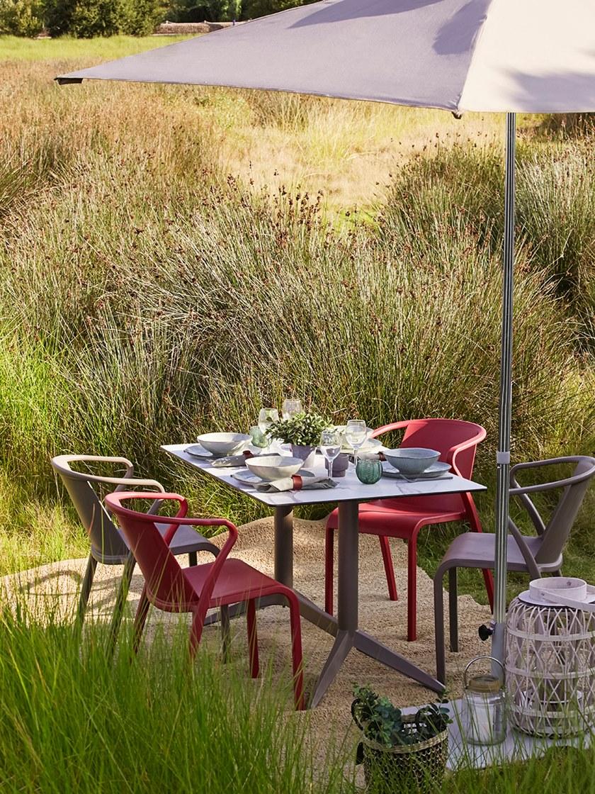 Ezpeleta Штабелируемый садовый стул из полипропилена с подлокотниками  Mn-fad00  - Вид №7