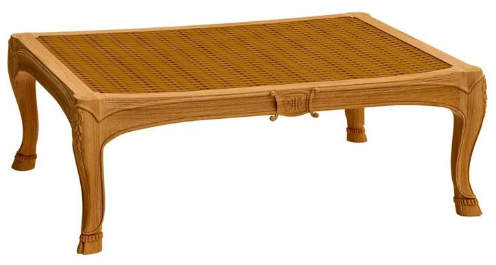 ASTELLO Садовый пуф из тика Fleur de lys sun-id-1465861 - Вид №8