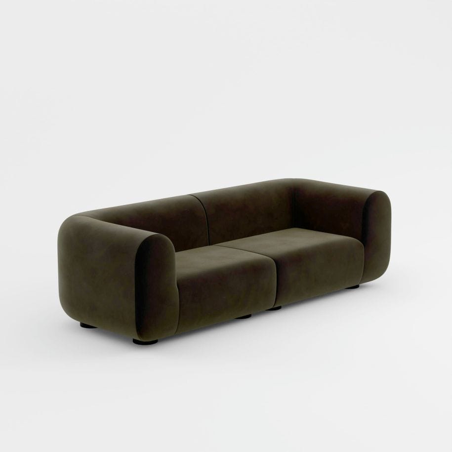 4-местный модульный тканевый диван Tom Dixon Plump sofa ARCH-00055526 - Вид №1