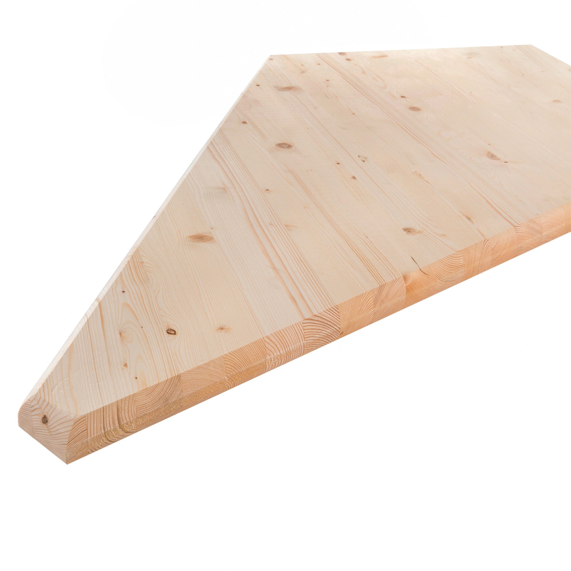 18309436 Ступень 40x950x950 мм сосна сорт AB цельноламельная угловая Santreyd 