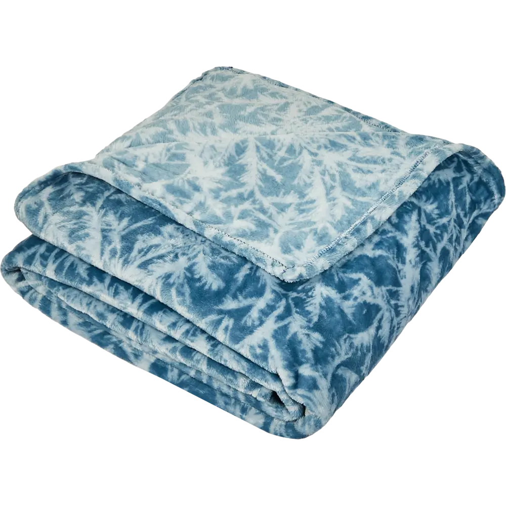 Плед Nia 150x200 см фланель цвет синий Ardenza Подиум STLM-2059546 - Вид №1