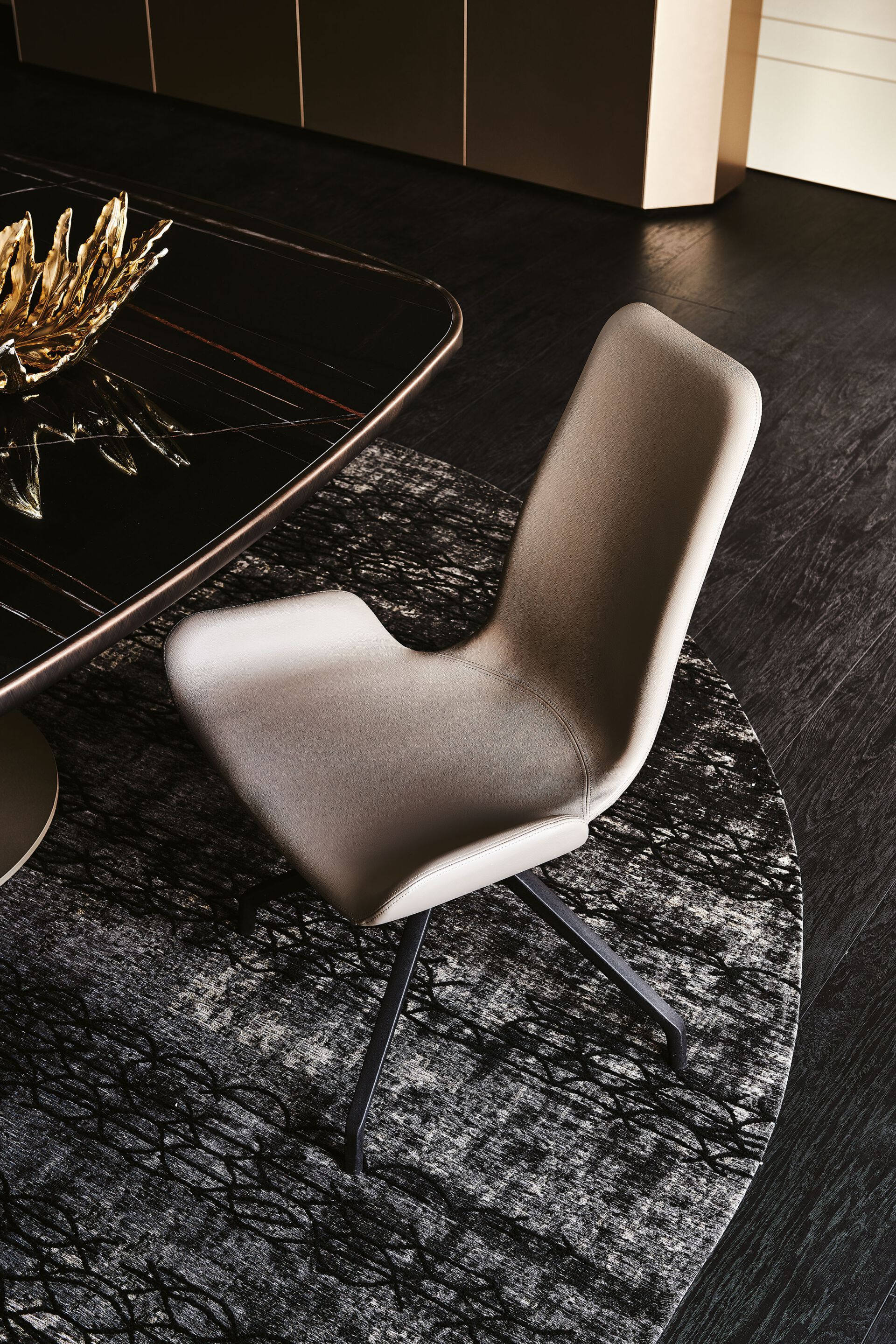 Кожаный поворотный стул Cattelan italia FLAMINGO ARCH-00131462 - Вид №6