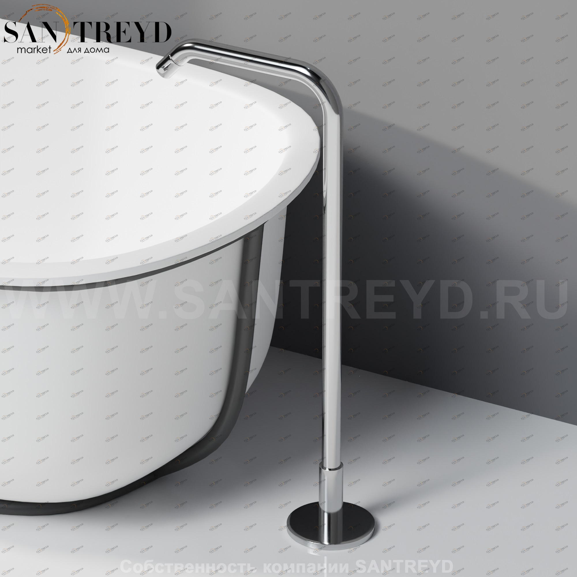 Напольный смеситель ARUB1078S MEMORY хромированный Agape