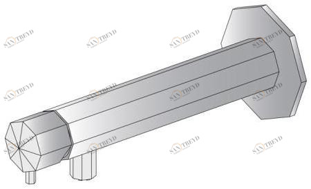 RUBINETTERIE STELLA Смеситель для раковины на одно отверстие Firenze 3868mc