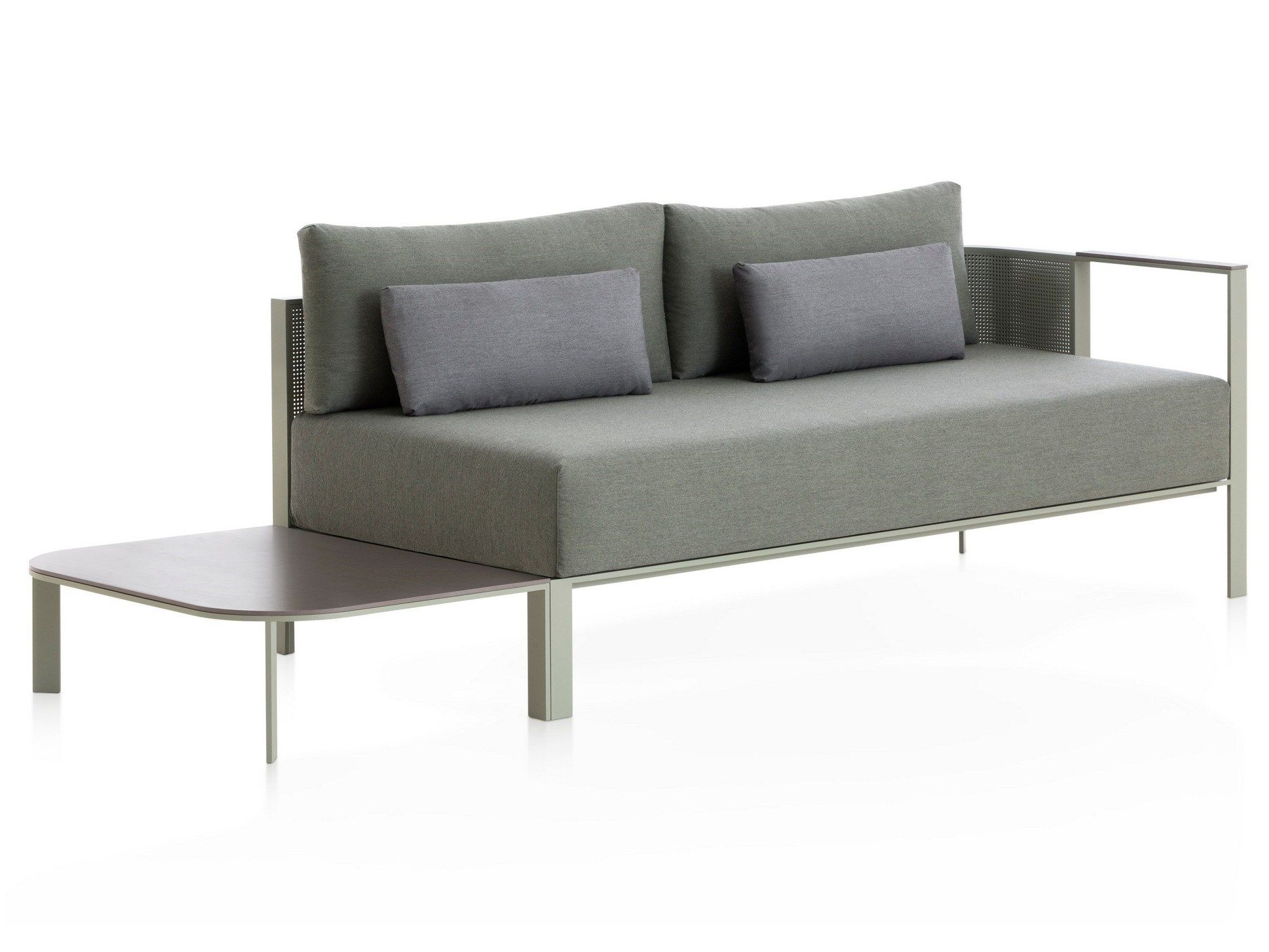 Термолаккированный алюминиевый квадратный садовый столик GANDIABLASCO Solanas ARCH-00085248 - Вид №2