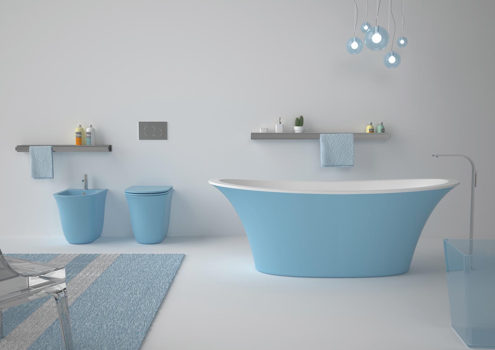 VAFL15 Акриловая ванна отдельностоящая GSG CERAMIC Flut - Вид №5