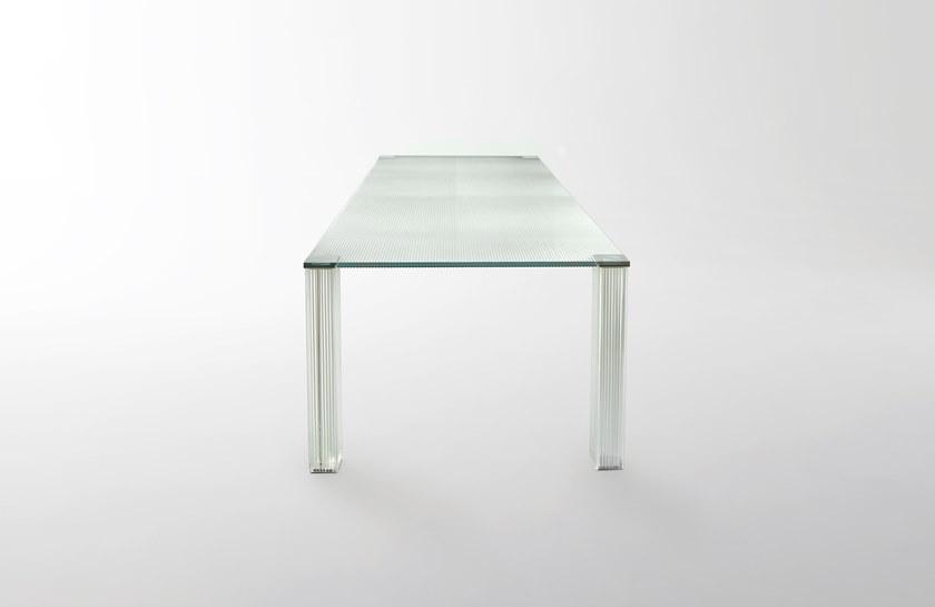Glas Italia Прямоугольный стол из хрусталя Cryptée sun-id-1474924 - Вид №2